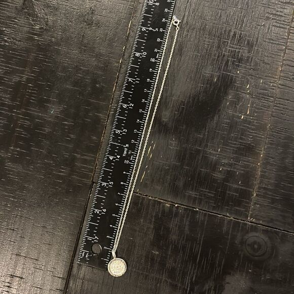 FINE SILVER PLATED "THE WORLD NEEDS YOUR BEAUTIFUL light" Pave PENDANT Necklace - Picture 4 of 5